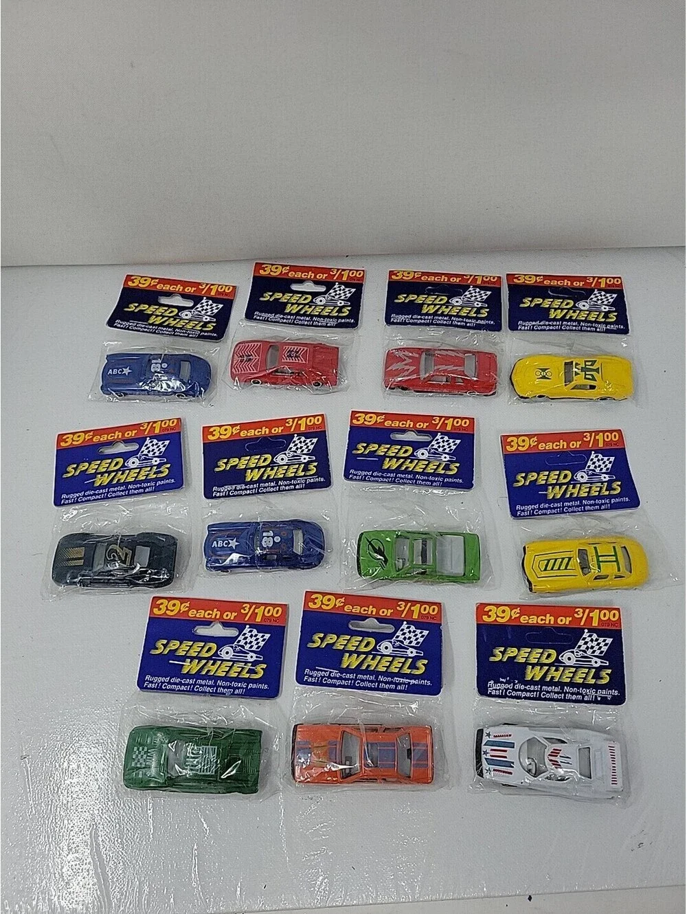 Lot Of 11 Sealed NEW -- SPEED WHEELS DIECAST Model Vintage Cars 1:64